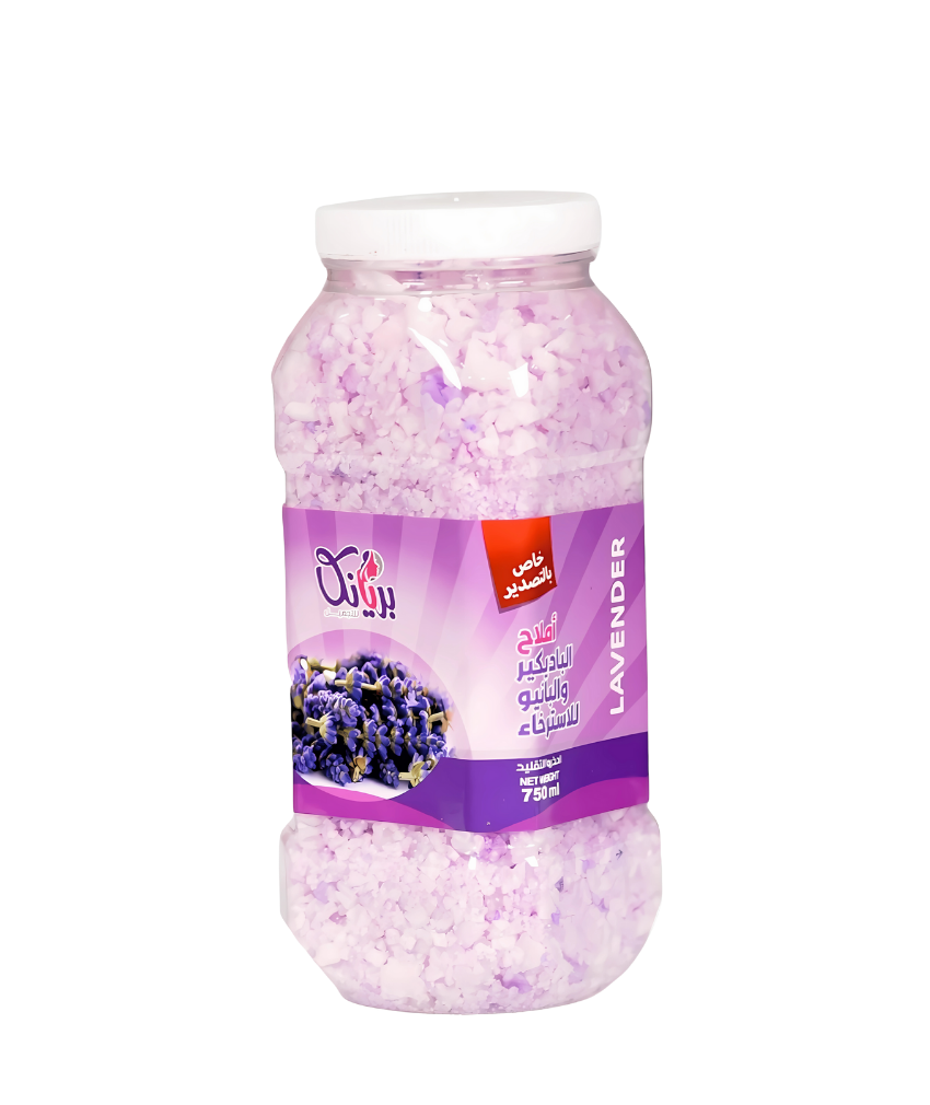 _صور منتجات موسكي مصر (100) املاح البادكير الفواره برائحه اللافندر لتنظيف البشره والقدمين من السموم وازاله الجلد الميت وعلاج خشونه القدم وتخفيف وجع العضلات و للاسترخاء 750 جرام من بريانكا - الصورة 1