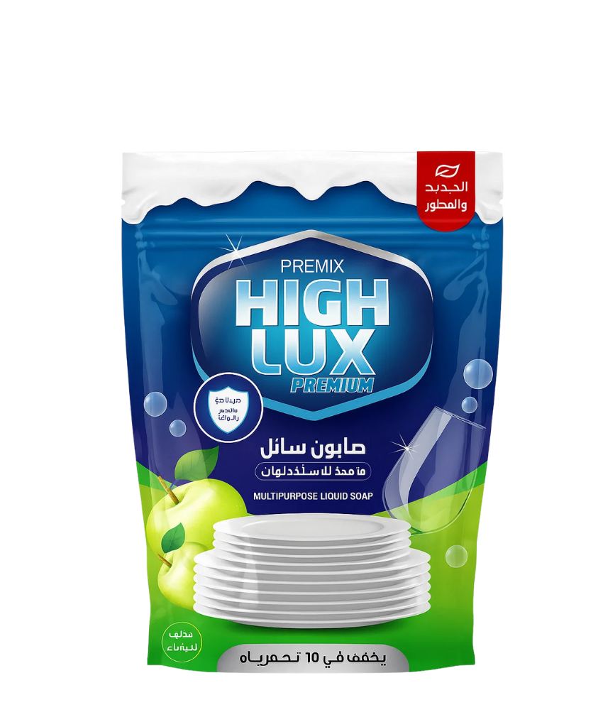 _صور منتجات موسكي مصر - 2025-08-17T175436.452 10لتر صابون سائل مركز هاى لوكس برائحه التفاح متعدد الاستخدام من highlux - الصورة 1