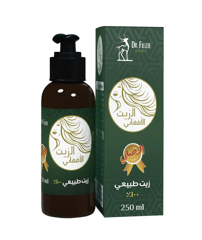 _صور منتجات موسكي مصر - 2025-08-19T192319.857 زيت الشعر الافغانى الاصلي لانبات وتطويل ومنع تساقط الشعر ومل فراغات الشعر والصلع والثعلبه و تنعيم وفرد الشعر 250 جرام من دكتور فيلر dr.filler - الصورة 1