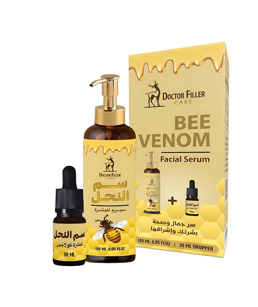 _صور منتجات موسكي مصر - 2025-08-19T200438.806 سيرم سم النحل يحفز الكولاجين ويرطب البشره بعمق ويعالجها من التجاعيد وحب الشباب والتصبغات وتوحيد لون البشره 130 مل من دكتور فيلر كير - الصورة 1