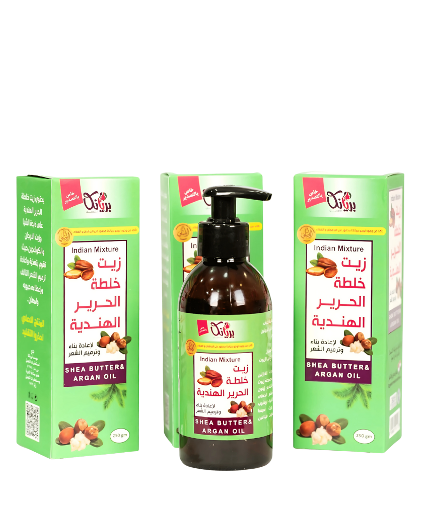 _صور منتجات موسكي مصر (76) زيت خلطه الحرير الهندية لتغذيه ولمعان وفرد وفك كسرات و تشابك وتقصف وهيشان الشعرواعاده بناء وترميمه 250 جرام من بريانكا - الصورة 1