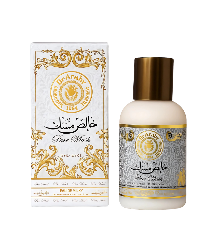 _صور منتجات موسكي مصر - 2025-09-04T222139.433 برفان حليبي بالفيرمونات الاثاره والفيتامين للنساء برائحه خالص مسك للجسم ومنطقه البكيني ثبات مميز وفوحان يدوم طويلا 135 مل من دكتور عربي - الصورة 1