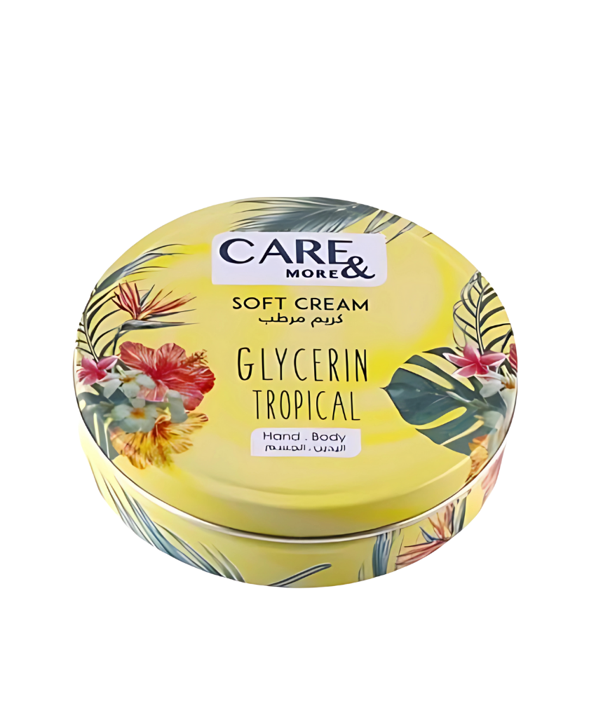 _صور منتجات موسكي مصر - 2025-09-05T180802.052 كريم سوفت بالجيلسرين لترطيب وتنعيم ونضاره الوجه والجسم واليدين برائحه وانتعاش الفواكه الاستوائيه مناسب لجميع انواع البشره 75 مل من كير اند مور - الصورة 1