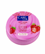 كريم سوفت بالجيلسرين لترطيب وتنعيم ونضاره الوجه والجسم واليدين برائحه انتعاش الفراوله مناسب لجميع انواع البشره 125 مل من كير اند مور