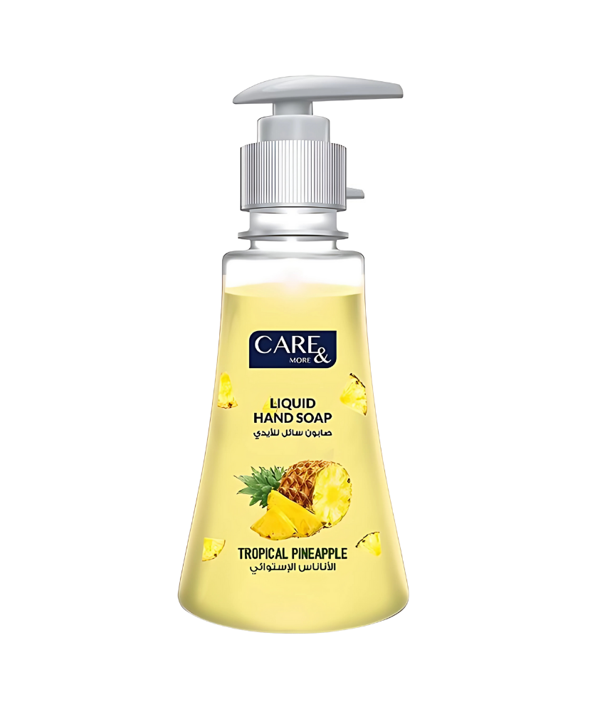 _صور منتجات موسكي مصر - 2025-09-05T192040.654 صابون سائل لليدين برائحة الاناناس الاستوائيه يمنحك يدين نظيفة و رائحة منعشة و ترطيب ونعومة طبيعية 350مل من كير اند مور - الصورة 1