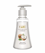 صابون سائل لليدين برائحة جوز الهند والنسيم الاستوائي يمنحك يدين نظيفة و رائحة منعشة و ترطيب ونعومة طبيعية  350مل من كير اند مور