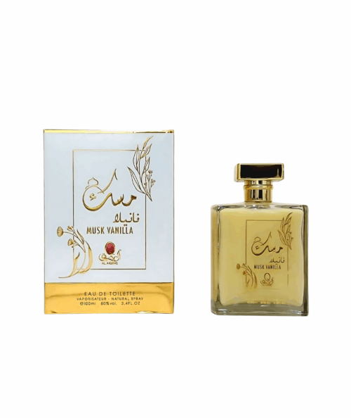 برفان وعطر برائحه مسك فانيليا عطر ذات فوحان وثبات وتعتيق لفتره طويله 100 مل من العقيق الامارتيه