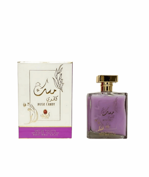 برفان وعطر نسائي برائحه مسك كاندى عطر ذات فوحان وثبات وتعتيق لفتره طويله 100 مل من العقيق الامارتيه