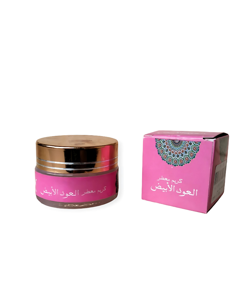 _صور منتجات موسكي مصر - 2025-09-07T021600.476 كريم معطر للجسم ومزيل عرق العود الابيض الاصلي خالى من الكحول ثبات وفوحان ورائحه مميزه مناسب للجنسين 20 جرام من حامل المسك - الصورة 1