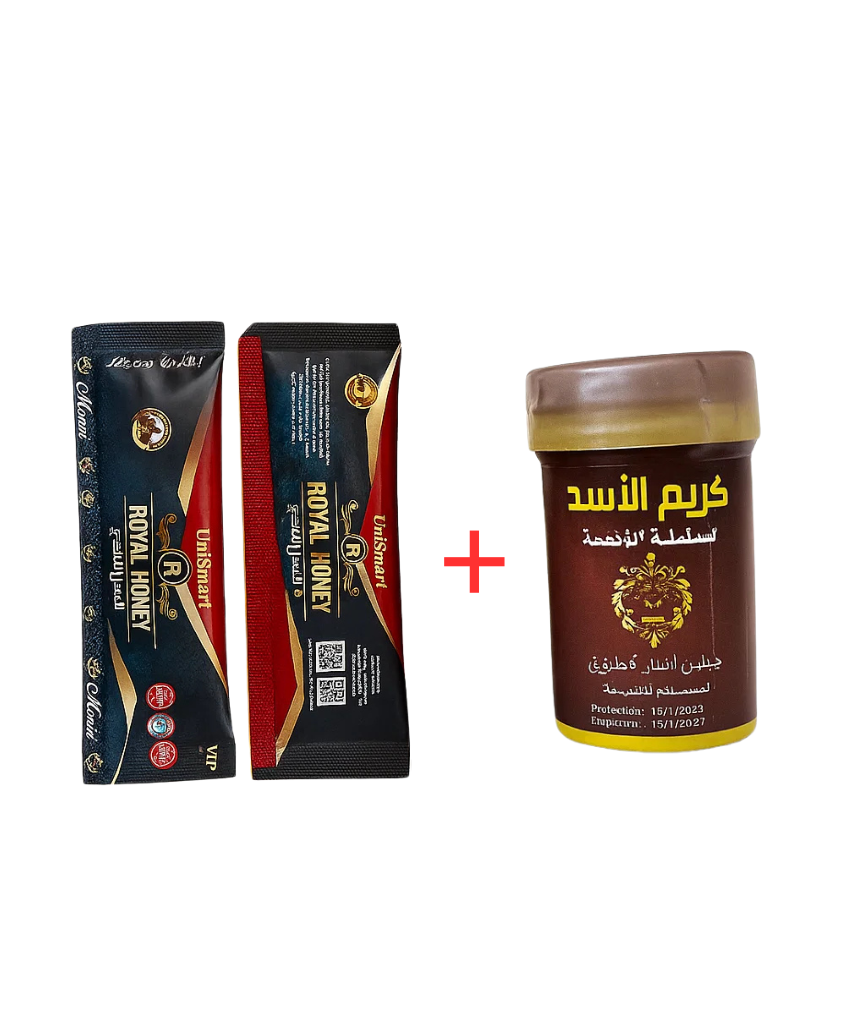 _صور منتجات موسكي مصر - 2025-09-08T004837.764 عرض القوة الرجالي قطعه كريم الأسد MH الاصلي + 2 كيس عسل ملكى مالزى لتأخير وعلاج سرعه القذف وزياده الصلابه والقوة والقدره عند الرجال بدون فقد المتعه الاحساس وتحسين القدره الجنسيه من lion mh - الصورة 1