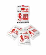 علبه 8 مناديل هوت لايف للسيدات لزياده الرغبه والاثاره والاستمتاع وعلاج البرود الجنسي عند النساء Hot life wipes