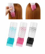 عبوه فارغه لتوزيع الزيت والسيرم  والصبغه ع الشعر بدون هدر وبالتساوى مزود بمشط ليصل الزيت لفروه الرأس والجذور