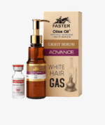⁦سيرم شعر فاستر بالجاز الابيض الطبي لعلاج فروه الراس والقشره وتغذيه الشعر من الجذور حتى الأطراف وتكثيف ولمعان ونعومه وتألقه 100 ملfaster hair back advance oilex oil⁩ - الصورة ⁦2⁩