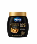 حمام كريم بالعسل وجنين القمح وزيت الأرجان  يعالج الشعر التالف ويقلل التقصف والجفاف 500 مل من مينك