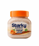 كريم صنفره للوجه والجسم بالمشمش ينظف البشره بعمق ويزيل الاوساخ والاتربه والهالات السوداء ويجعلها مشرقه ونضاره ومنتعشه وينشط الجلد ويزيل القشور الباهته عن الجلد من ستاركى 300 جرام