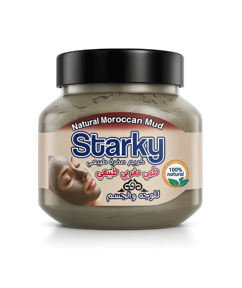 _صور منتجات موسكي مصر - 2025-10-07T113833.671 كريم صنفره للوجه والجسم بالطمى المغربي ينظف البشره بعمق ويزيل الاوساخ والاتربه والهالات السوداء ويجعلها مشرقه ونضاره ومنتعشه وينشط الجلد ويزيل القشور الباهته عن الجلد من ستاركى 300 جرام - الصورة 1