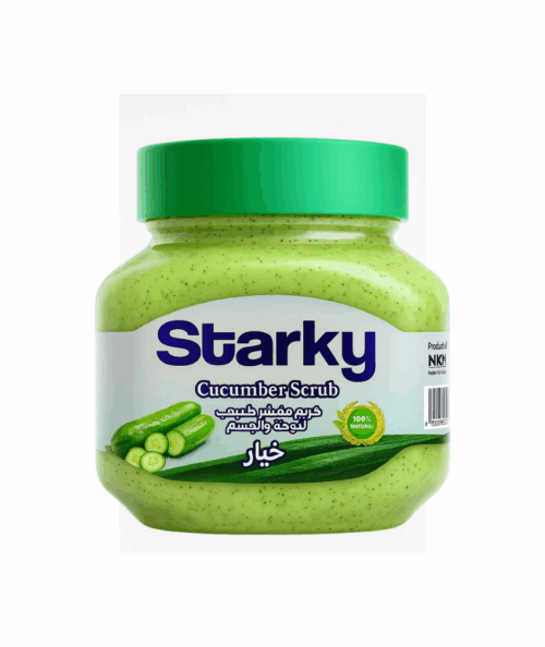 كريم صنفره للوجه والجسم بالخيار والجليسرين ينظف وينشط الجلد ويزيل القشور الباهته عن الجلد ويتركه نظيفا من ستاركى 300 جرام