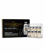 علبه 5  أمبولات الامريكيه  بيرلا أوليكس بالكولاجين والدهب  تعمل على شدّ فوري وملحوظ للبشرة من أول استخدام و تقلل الخطوط الدقيقة والتجاعيد حول العينين والفم والجبهةPerla Oilex Collagen + Gold Ampoules