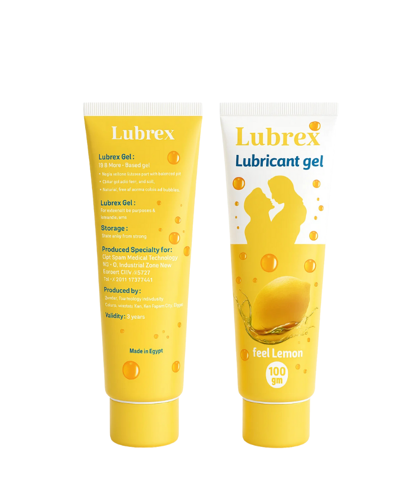 _صور منتجات موسكي مصر - 2025-10-07T165955.130 جل مزلق حميمي للجماع برائحه الليمون والزيوت الطبيعية لإحساس والشعور بالمتعة والراحه اثناء العلاقه مع رفيقك بدون احتكاك والم 100 جرام من لوبريكس lubrex - Image 1