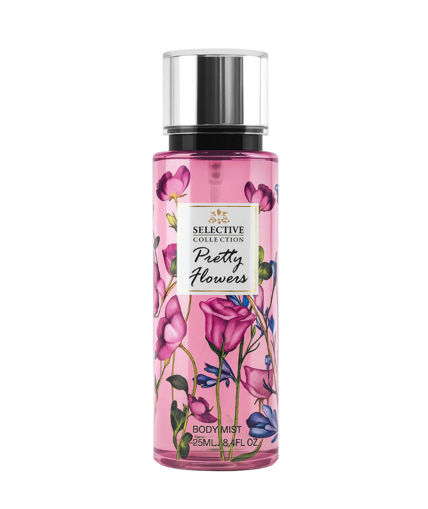 _صور منتجات موسكي مصر - 2025-10-09T111906.144 بدى سبلاش معطر الجسم برائحه زهور جميله Pretty Flowers ثبات وفوحان يدوم طويلا ورائحه فريده بخلاصه الزهور الطبيعيه والنباتات العطريه 250 مل منSelective Collection سيليكتف كولكشن االاماراتيه (نسخة) - الصورة 1