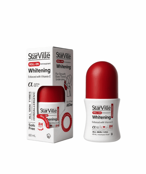 مزيل عرق ستار فيل برائحه التوت الاحمر لتفتيح البقع الداكنة والتصبغات وضعف نمو الشعر تحت الابط والمناطق الحساسه انتعاشه ورائحه تدوم أكثر من 24 ساعه 60 مل