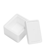 ايس بوكس / فوم / فلين – صندوق لحقظ المجمدات سعه 5 لتر – المقاس (طول 46 سم – عرض 28 سم – ارتفاع 18 سم)، أبيض