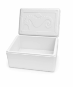 فلين / فوم حراري ( مربع ) – ايس بوكس لحفظ المثلجات 35 لتر- مقاس ( 71 سم طول * 50 سم عرض * 33 سم ارتفاع)