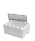 فلين / فوم حراري ( مستطيل ) ايس بوكس لحفظ المثلجات 35 لتر- مقاس ( 80 سم طول * 39 سم عرض * 29 سم ارتفاع)