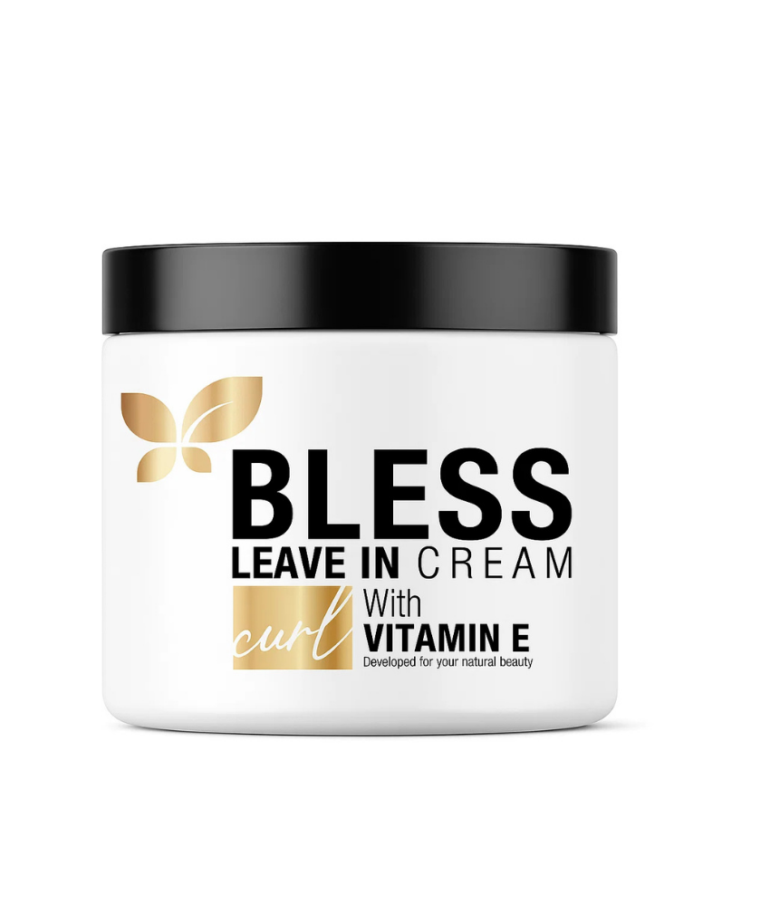 _صور منتجات موسكي مصر - 2025-10-09T233119.809 كريم تصفيف الشعر بليس BLESS بفيتامين E لترطيب وتغذيه الشعر الضعيف والجاف مناسب للشعر الكيرلى 450 جرام من BLESS CREAM - الصورة 1