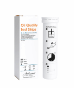 ⁦علبه 100شريط اختبار جوده زيت القلي والطهى يقيس نسبه الأحماض الدهنية الحره بسرعه ودقه عاليه من شركه(Free Fatty Acid - FFA 0 - 2.5%) johnson test paper J-QUANT® Oil Quality Test Strips منشأ انجلترا⁩ - الصورة ⁦3⁩