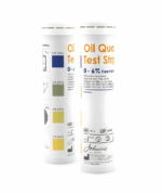 علبه 100شريط اختبار جوده زيت القلي والطهى يقيس نسبه الأحماض الدهنية الحره بسرعه ودقه عاليه من شركه(Free Fatty Acid - FFA 0 - 6%) johnson test paper J-QUANT® Oil Quality Test Strips منشأ انجلترا