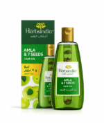 زيت شعر اعشاب الهند املا و7بذور طبيعيه لتكثيف وتقوية وتغذية الشعر خالي من اى مواد كيميائيه 180 مل من اعشاب الهند Herbsindia