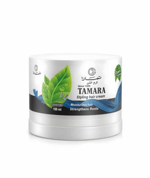 كريم شعر برائحه اللافندر لتصفيف ولمعان ومنع تقصف وتشابك الشعر 200جرام من تمارا