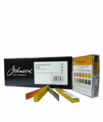 كرتونه 100 دفتر ورق بي اتش جونسون الانجليزى ph1-14 paper test ph Johnson لقياس الاس الهيدروجيني ودرجه الحموضه و القاعديه والمحايده يستخدم ف صناعه المنظفات والمعامل البحثيه والكيميائيه